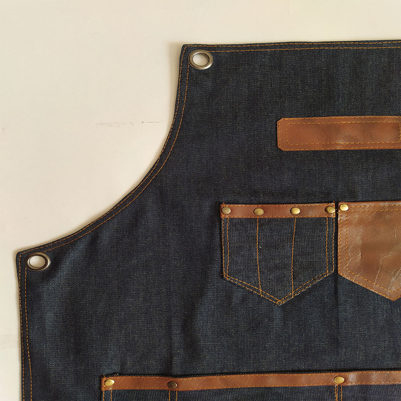 پیش بند آشپزخانه مدل جین چرم