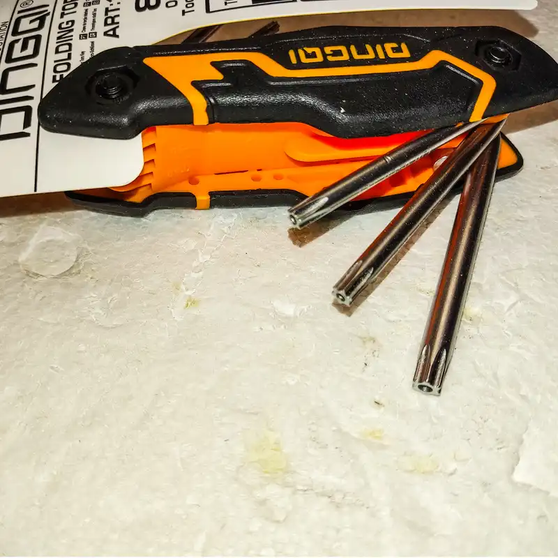 آچار الن ستاره ای دینگشی مدل ART - 17007 مجموعه 8 عددی