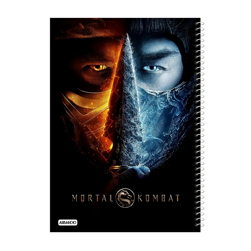 دفتر مشق 50 برگ آلبالو طرح گیمینگ کد 2297