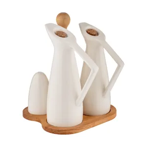 ست آبلیموخوری و نمکپاش 4 پارچه لاریسا مدل Table ware به همراه استند