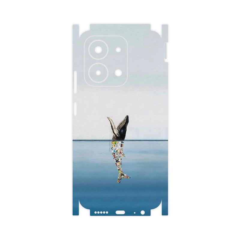 برچسب پوششی ماهوت مدل Collage of Sea Trash-FullSkin مناسب برای گوشی موبایل شیائومی Redmi 15C 4G