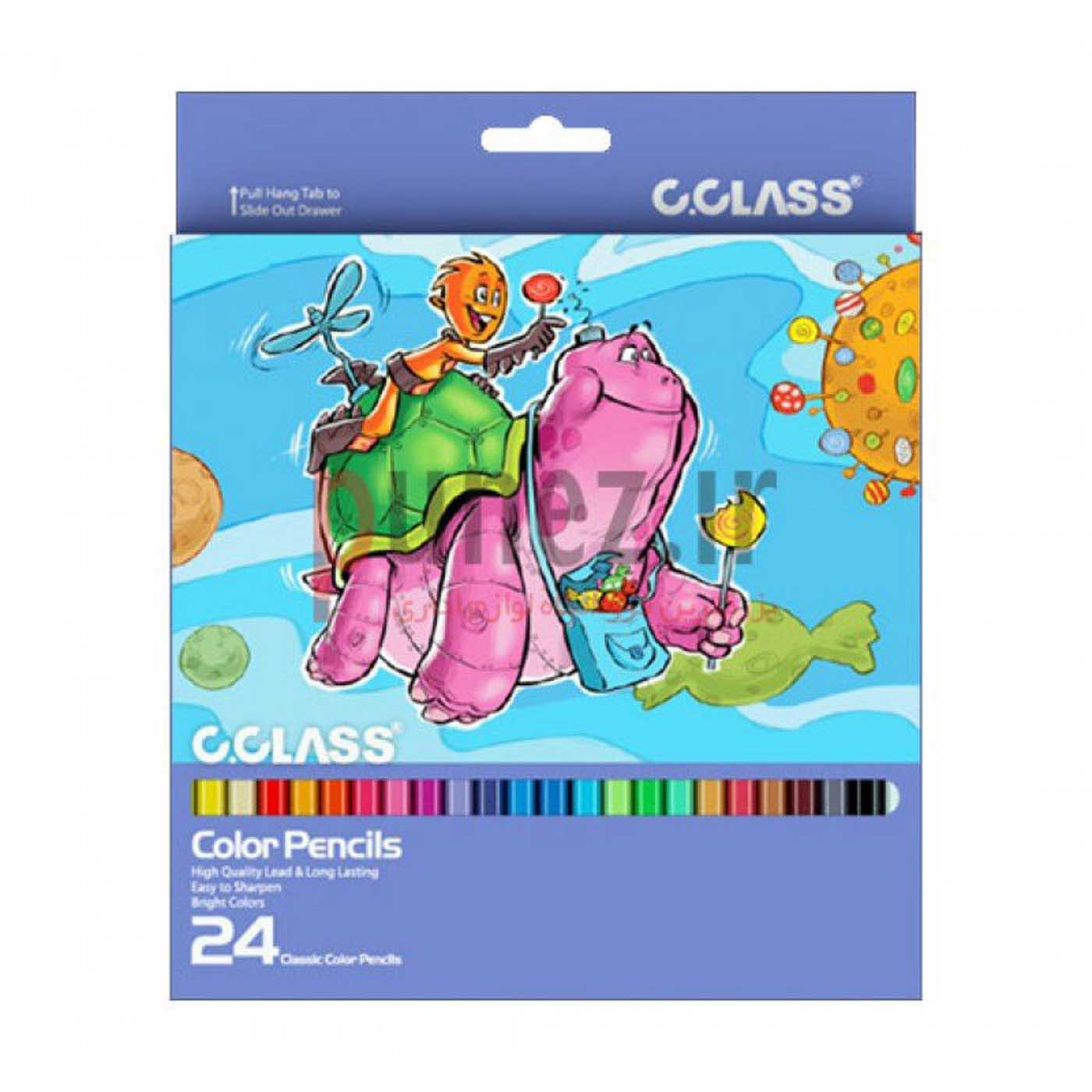 مداد رنگی 24 رنگ سی.کلاس کد 2010