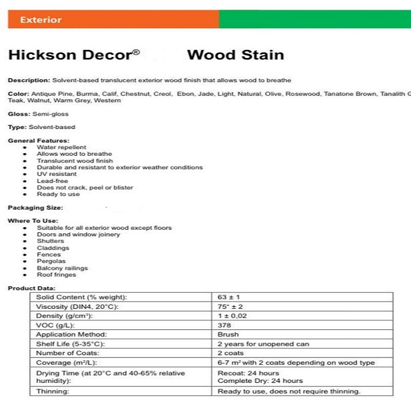 رنگ چوب و ترموود کاج انتیک هیکسون دکور مدل Ultra AP حجم 250 میلی لیتر