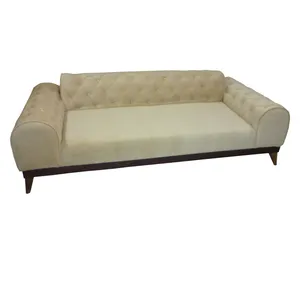 مبل راحتی سه نفره شاهان دکور مدل چستر خط دار کد 10335