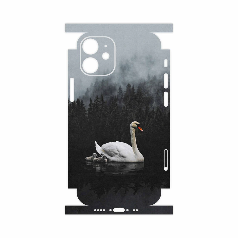 برچسب پوششی ماهوت مدل Swan Lake-FullSkin مناسب برای گوشی موبایل اپل iPhone 12 mini