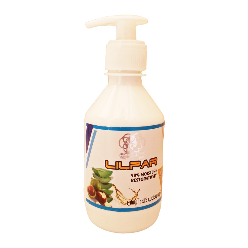 کرم آبرسان لیلپار مدل آلوئه ورا و روغن ماکادمیا حجم 300 میلی لیتر
