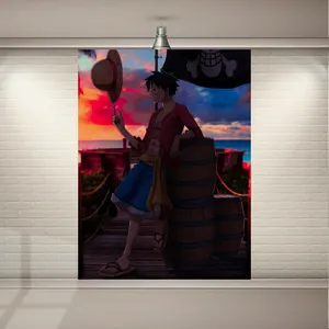 تابلو بوم طرح انیمه وان پیس -One Piece مدل SDB3909