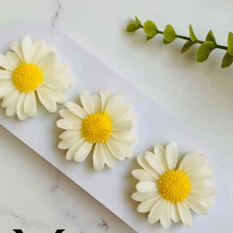 قالب شمع مدل گل مارگاریت