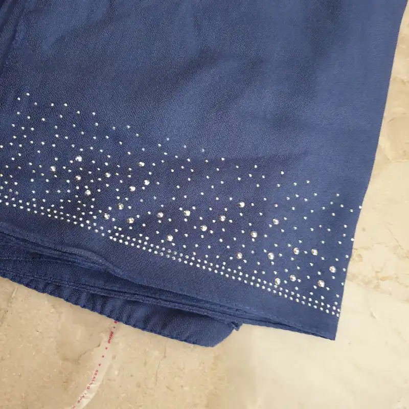 شال زنانه مدل نگین دوزی