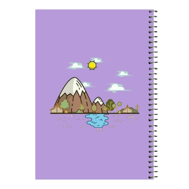 دفتر مشق 80 برگ اس جی مدل طبیعت   