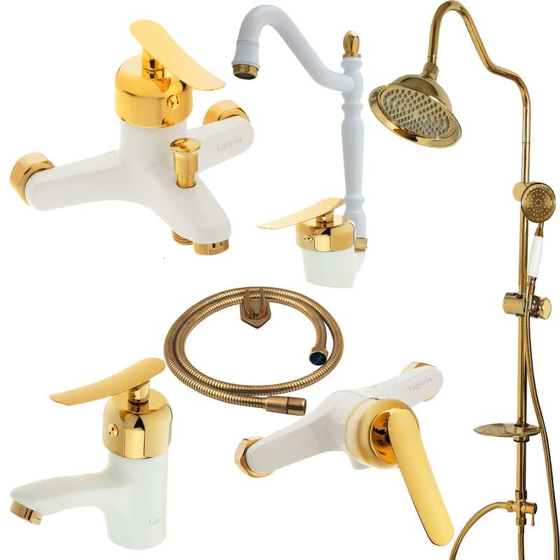 ست شیرآلات لیگوریا مدل 1217 مجموعه 6 عددی