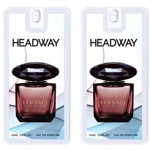 عطر جیبی هدوی مدل ورساچه کریستال نویر حجم 45 میلی لیتر مجموعه 2 عددی