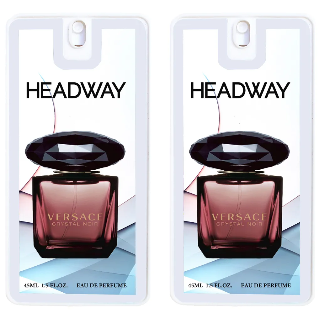 عطر جیبی هدوی مدل ورساچه کریستال نویر حجم 45 میلی لیتر مجموعه 2 عددی