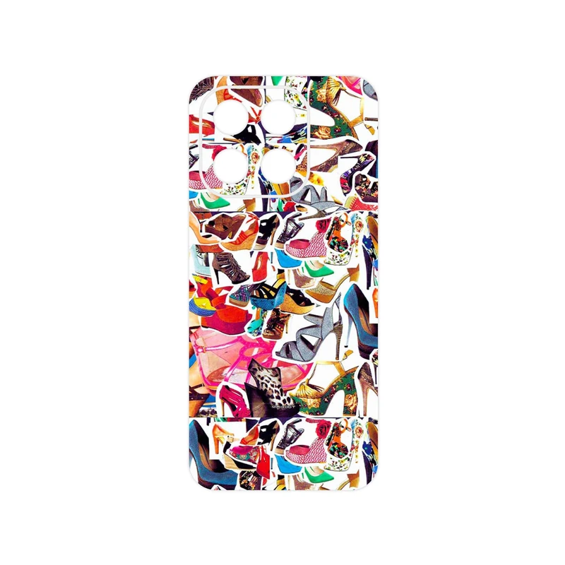 برچسب پوششی ماهوت مدل Collage of High heel Shoes مناسب برای گوشی موبایل آنر X6c
