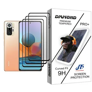 JF Diamond Glass MIX003 Screen Protector For Xiaomi Redmi Note 10 Pro Max Pack Of 3