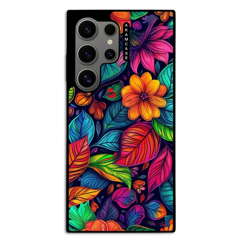 کاور آکام مدل AMC-WSGS24U-FLOWERS-36 مناسب برای گوشی موبایل سامسونگ Galaxy S24 Ultra