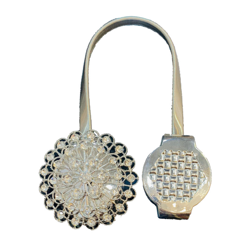 پرده جمع کن مدل نگین دار مگنتی CHA 24