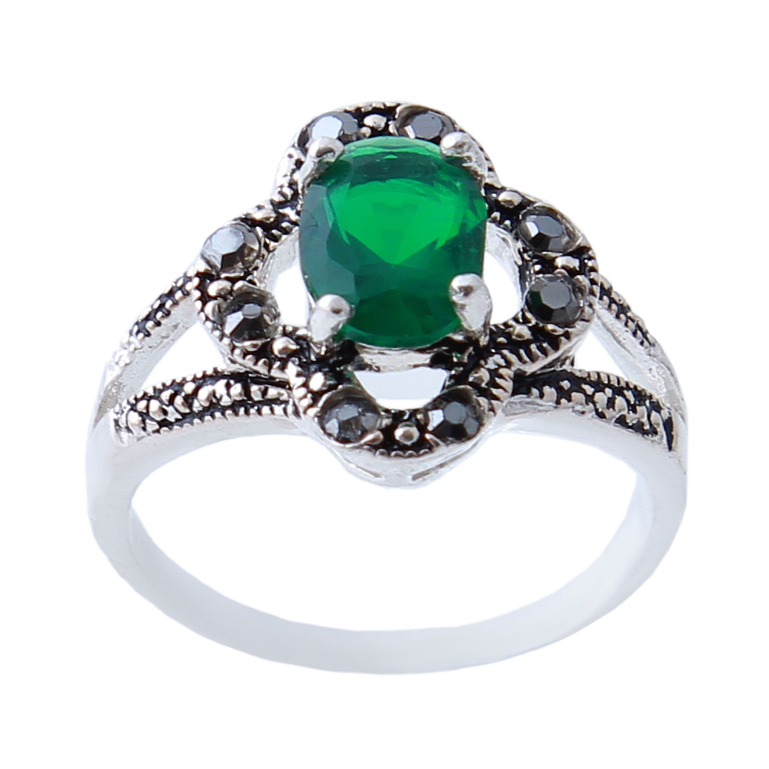     انگشتر نقره زنانه بازرگانی میلادی کد AW_411