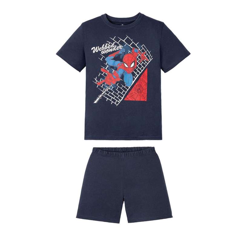 ست تی شرت و شلوارک پسرانه مارول مدل 8308078