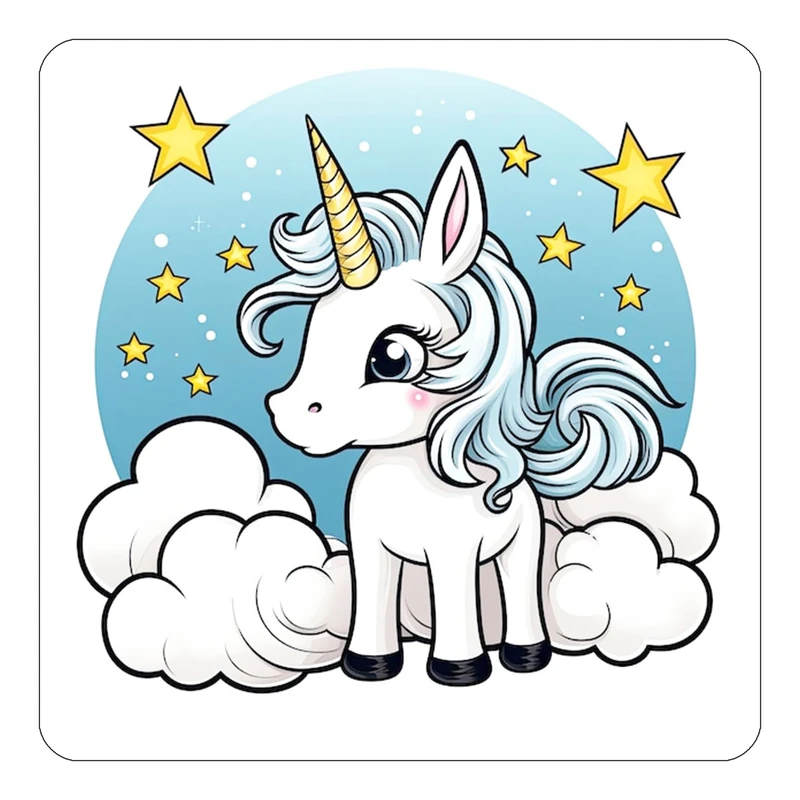 مگنت کاکتی طرح اسب تک شاخ و یونیکورن مدل mp32550