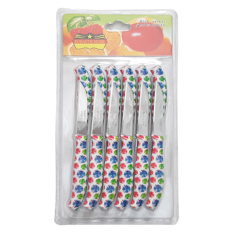 چاقو میوه خوری رمانتیک هوم کد RH4 بسته 12 عددی