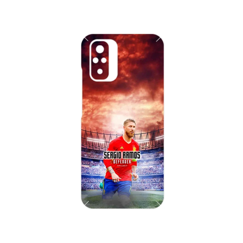 برچسب پوششی ماهوت مدل Sergio Ramos مناسب برای گوشی موبایل شیائومی Redmi Note 10s