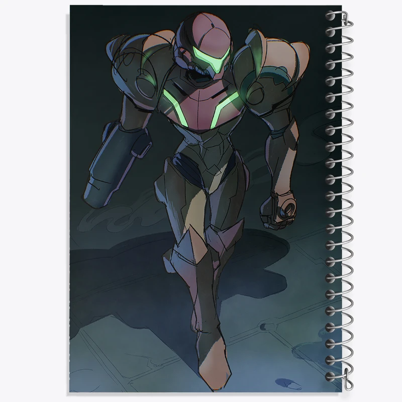 دفتر مشق 50 برگ خندالو طرح بازی متروید (Metroid) کد 35625