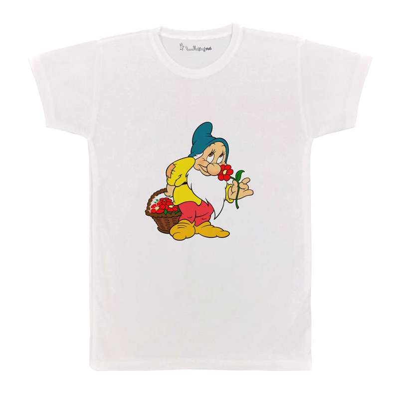 تی شرت بچگانه پرمانه طرح سفید برفی و هفت کوتوله کد pmt.5820