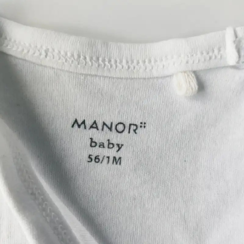 بادی آستین بلند نوزادی مانور کد 02 بسته 2 عددی