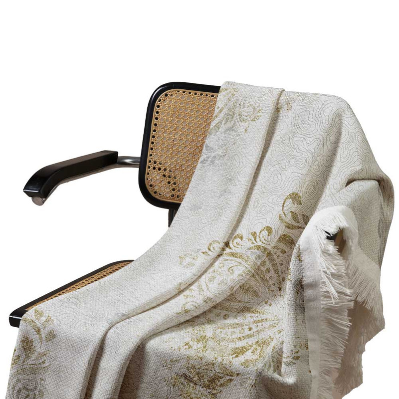 شال مبل طرح وینتیج کد vin2sh1003 سایز 100x180 سانتی متر