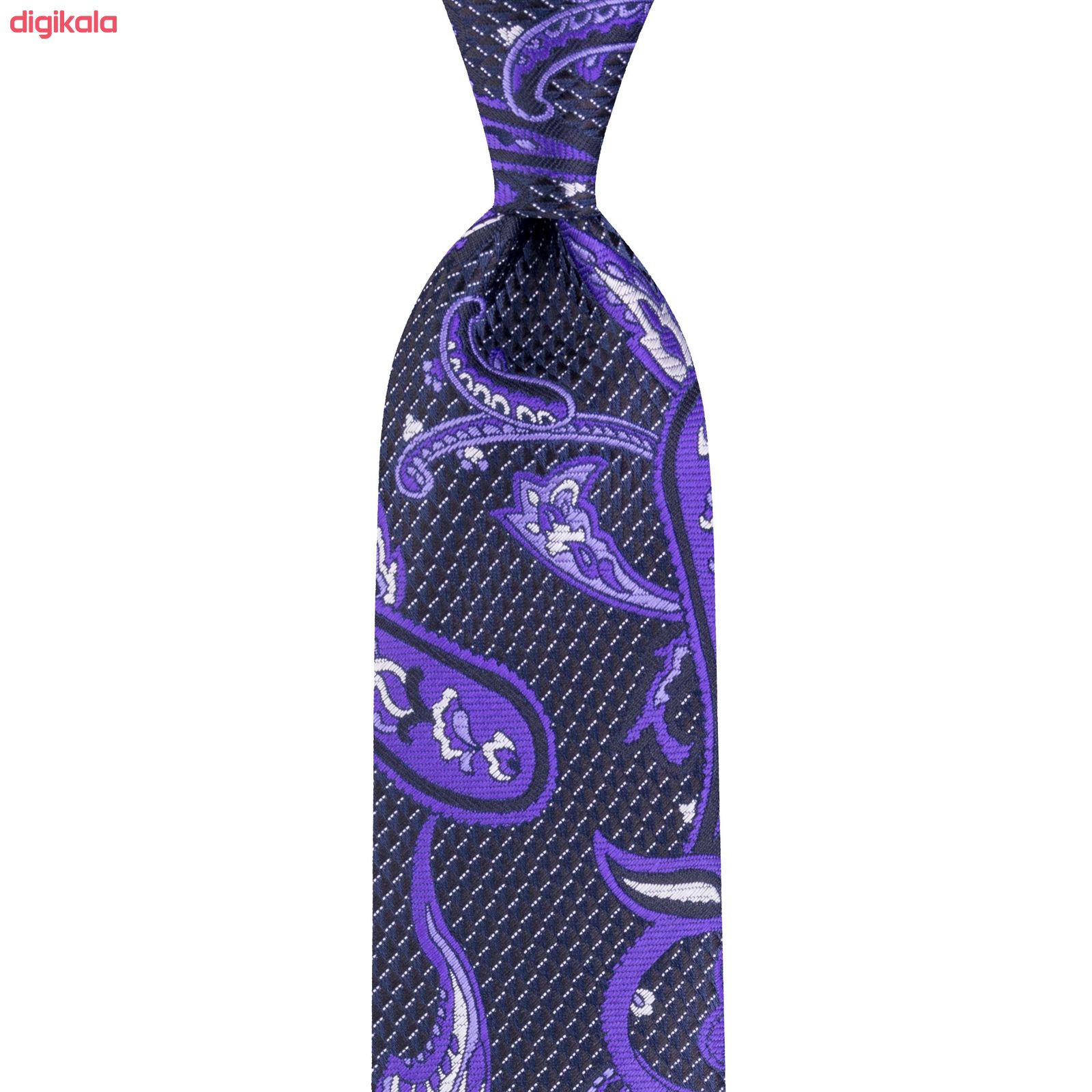 خرید اینترنتی با تخفیف ویژه ست کراوات و دستمال جیب مردانه مدل GFF-PA1256-PU