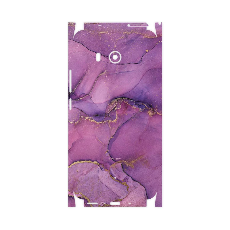 برچسب پوششی ماهوت مدل Purple Marble-FullSkin مناسب برای گوشی موبایل اچ تی سی U11