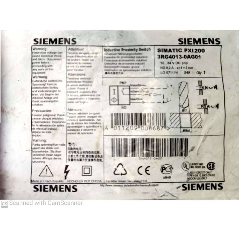 سنسور القای زیمنس مدل 3RG4013-0AG01