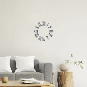 اعداد ساعت دیواری مدل رومی 4cm کد C17-1 مجموعه 12 عددی