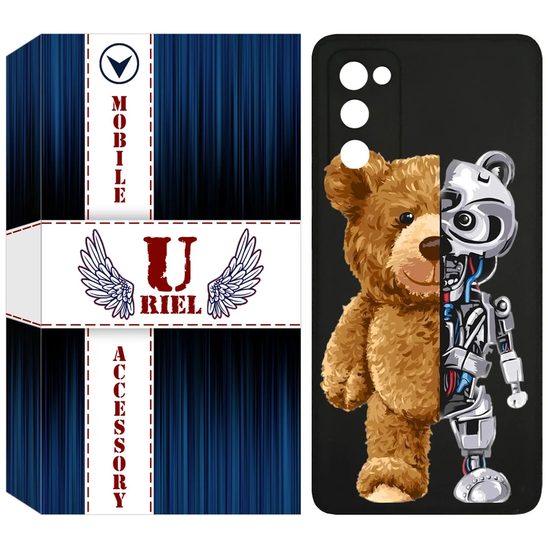 کاور یوریل قاب مدل KSH کد 40 طرح خرس مناسب برای گوشی موبایل سامسونگ Galaxy S20 FE