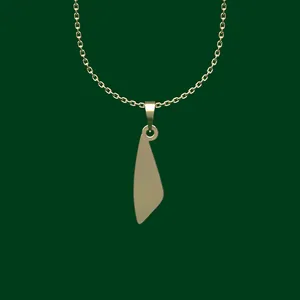 گردنبند طلا 18 عیار زنانه مدوپد مدل هندسی کد FF2-1-1132