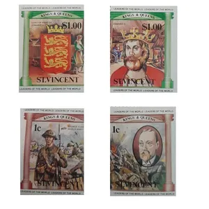 تمبر یادگاری مدل سنت وینسنت مجموعه 4 عددی