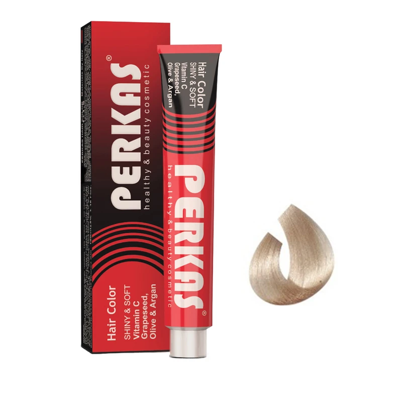 رنگ مو پرکاس شماره 12.17 حجم 100 میلی‌لیتر رنگ مرواریدی