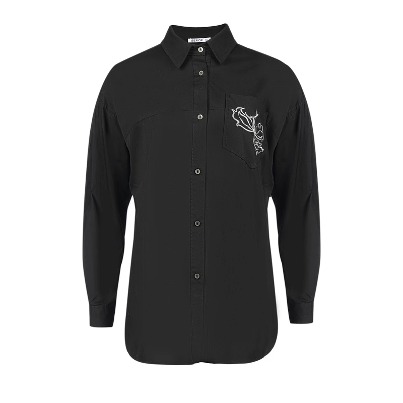 شومیز آستین بلند زنانه سرژه مدل 207348