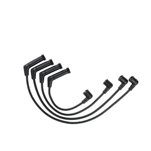 مجموعه 4 عددی وایر شمع خودرو دی دبلیو سی او مدل 74مناسب برای پراید ساژم