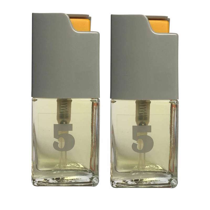 عطر جیبی مردانه بیک شماره 5 حجم 7.5 میلی لیتر مجموعه 2 عددی