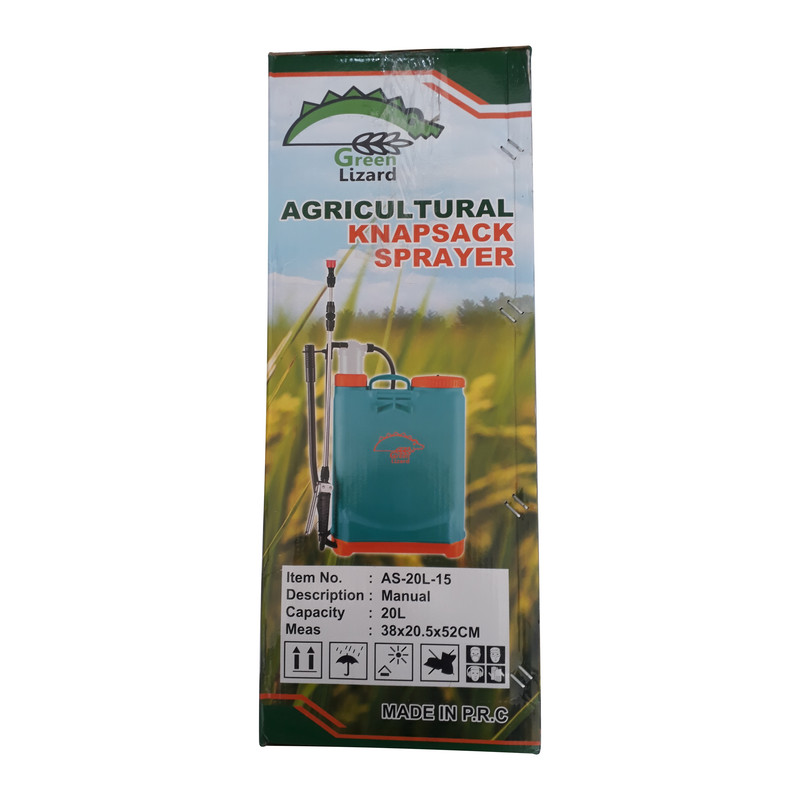 سم پاش پشتی گرین لیزارد مدل M20 گنجایش 20 لیتر