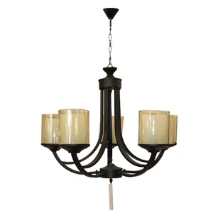 لوستر 5 شعله پلاس نور شو مدل چتر