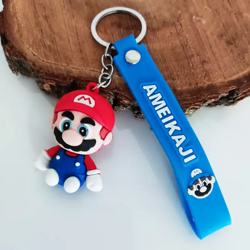 جاکلیدی مدل سیلیکونی طرح سوپر ماریو قارچ خور کد DB22