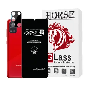 Horse SUPLNFUHO Screen Protector With Camera Lens Protector For Samsung Galaxy A31