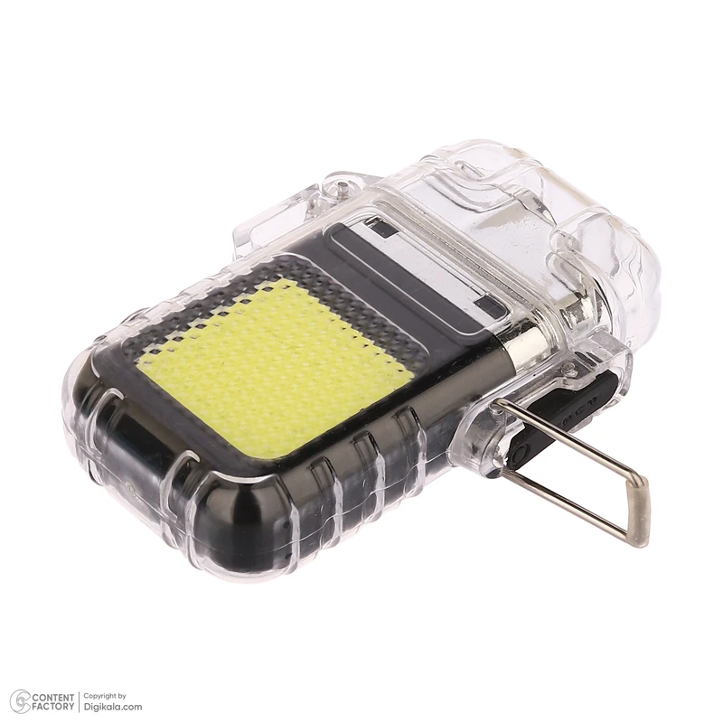 عکس شماره 6 : چراغ قوه دستی مدل المنت دار فلش لایت با نور مهتابی