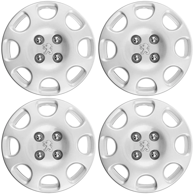 قالپاق چرخ خودرو کد 01 سایز 14 اینچ مناسب برای پژو 206  بسته 4 عددی