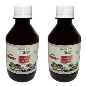عرق 15 گیاه تنظیم هورمون بانوان تیزنوش - 500 میلی لیتر بسته 2 عددی