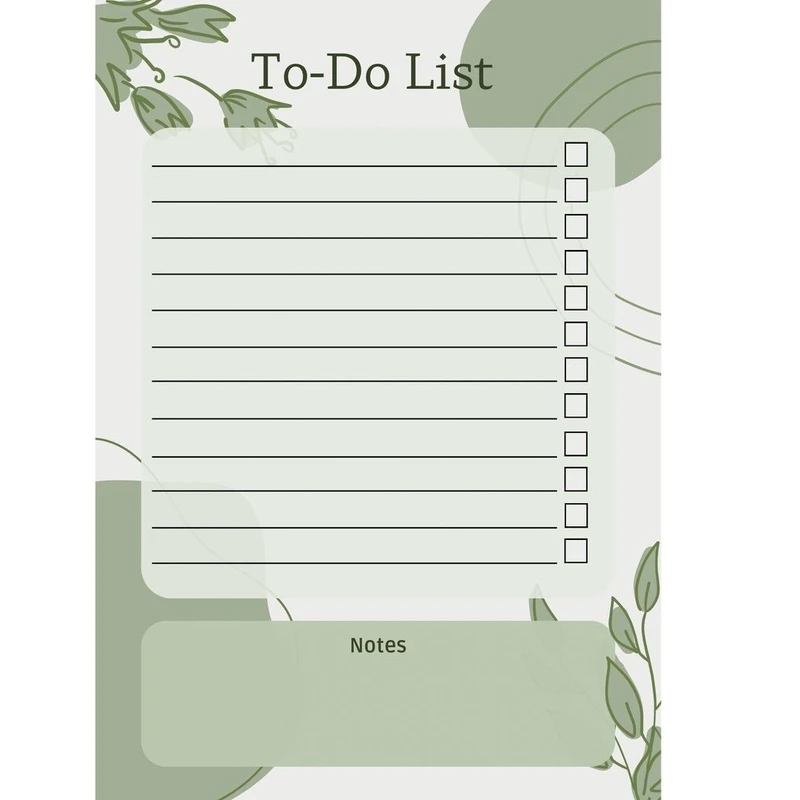 کاغذ یادداشت A5 مدل to do list کد 955 بسته 25 عددی