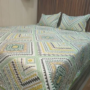 سرویس روتختی مدل پنبه دوزی 2 نفره 3 تکه